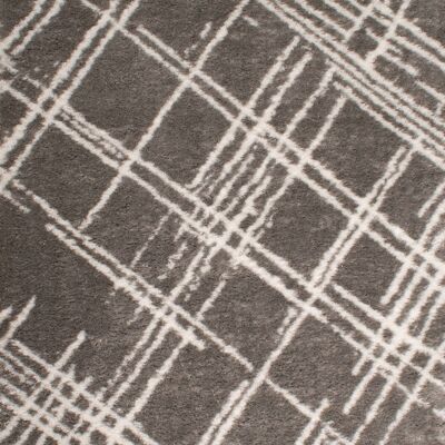 Soft shaggy rug Oslo 668 gray