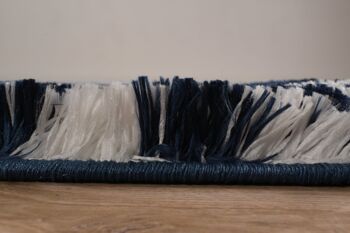 Tapis shaggy doux Oslo 668 bleu 5