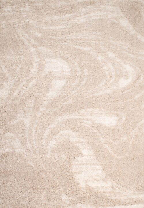 Tapis shaggy doux Oslo 677 beige