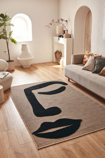 Tapis Palma 9493 noir 1