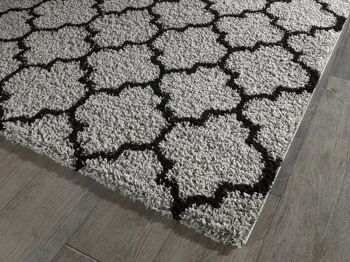 Tapis shaggy TRELLIS 350 gris 3