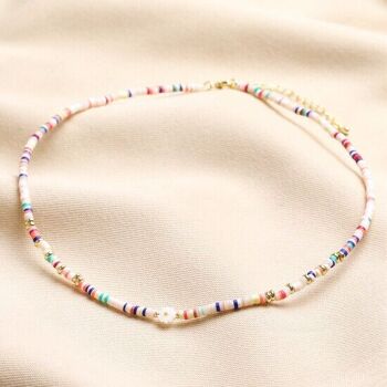 Perle Miyuki avec perles multicouches et collier de perles focales Daisy 1