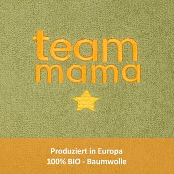 Bavoir "team maman", mousse 4