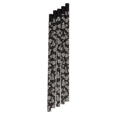Pencils in black with musical motifs and magnetic head - motif: horn