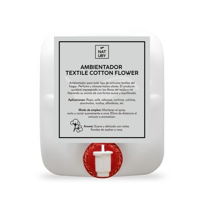 Deodorante per ambienti tessili Fiore di cotone tessile Natury 20L