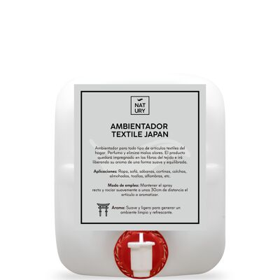 Deodorante per ambienti tessili Textile Japan Natury da 20 litri