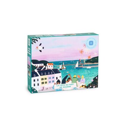 Puzzle The Port of Sauzon Festival – Heol Editions – 1000 Teile