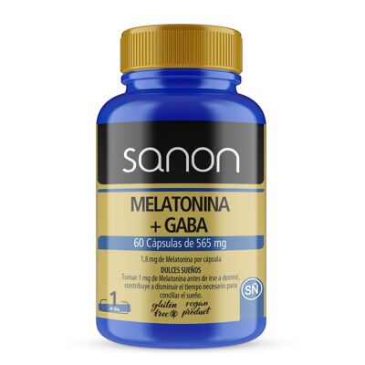 SANON Melatonin + Gaba 60 Kapseln à 565 mg