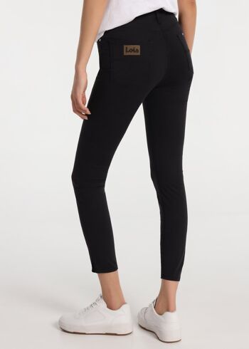 LOIS JEANS - Pantalon skinny taille haute couleur sergé | 124578 3