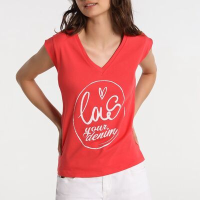 LOIS JEANS - Ärmelloses T-Shirt mit V-Ausschnitt | 124631