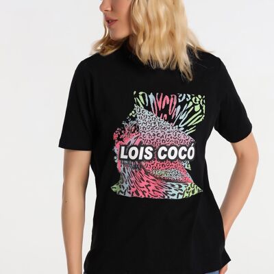 LOIS JEANS - T-shirt with Sugar Print Graphic | 124641