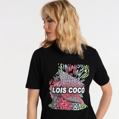 LOIS JEANS – T-Shirt mit Sugar-Print-Grafik | 124641