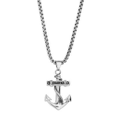 Collier Pendentif Ancre