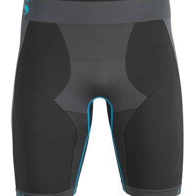 Stark Soul® men's seamless base layer functional cycling shorts in a beautiful cardboard box