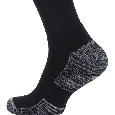 Stark Soul® unisex multifunctional socks with terry sole made of combed cotton in a pack of 3