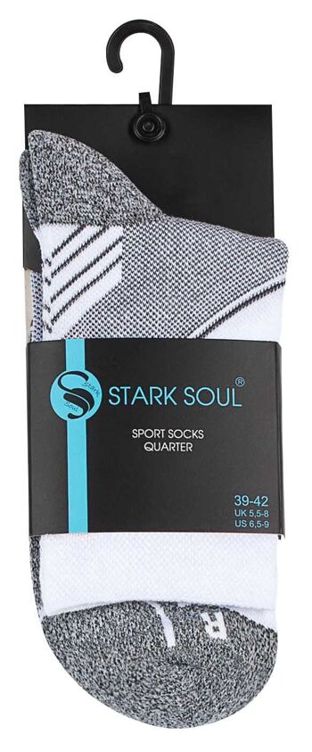 Chaussettes de sport unisexes Stark Soul® à tige courte avec support de cheville dans un seul paquet 5