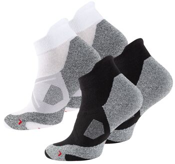 Chaussettes de sport unisexes Stark Soul® au design sneaker avec protection du talon dans un seul paquet 1