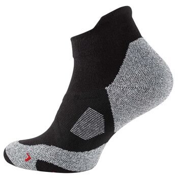 Chaussettes de sport unisexes Stark Soul® au design sneaker avec protection du talon dans un seul paquet 3