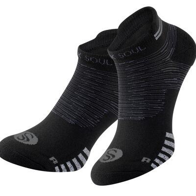 Stark Soul® unisex Sport Sneaker Socken mit Polsterung und Fersenschutz