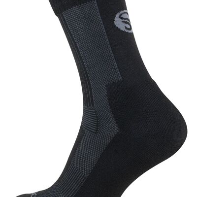 Stark Soul® unisex outdoor socks made of MERINO wool with padded sole in a single pack