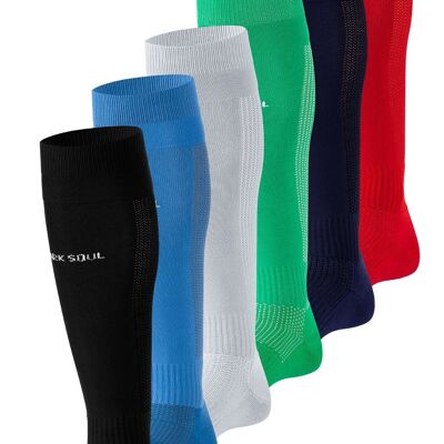 Football socks with padded sole