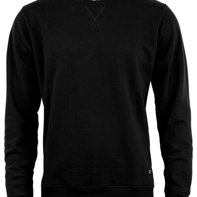 Men's sweatshirt crew neck sweater - pullover | Roughened inside