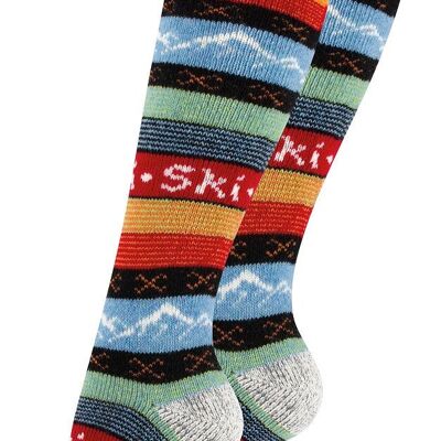 Chaussettes de ski HYGGÈ avec laine - chaussettes montantes