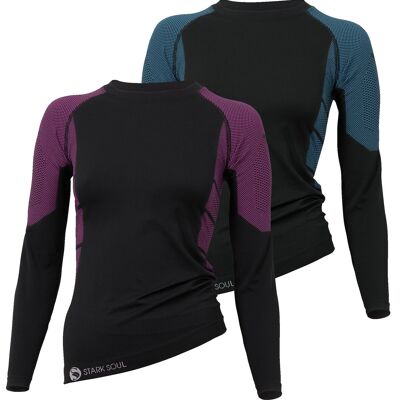 Stark Soul® Damen seamless Thermo Funktion Langarmshirt 