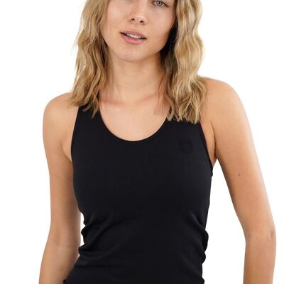 Camiseta deportiva para mujer sin costuras - Racer - Camiseta sin mangas