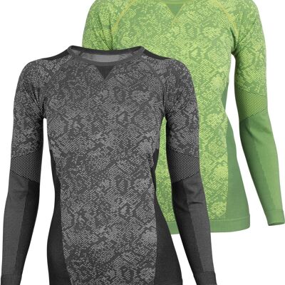 Stark Soul® ladies seamless thermal function long-sleeved shirt in a single pack