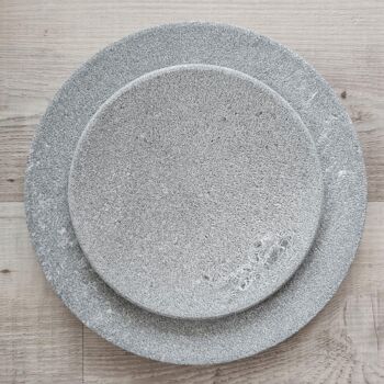 Assiette en pierre naturelle - 14,5 cm ø 2