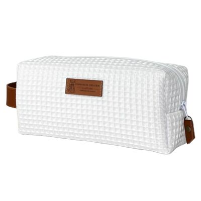 Nomadic pencil case S, “Honeycomb” white