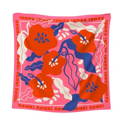 Foulard FLORAL HAWAI moyen