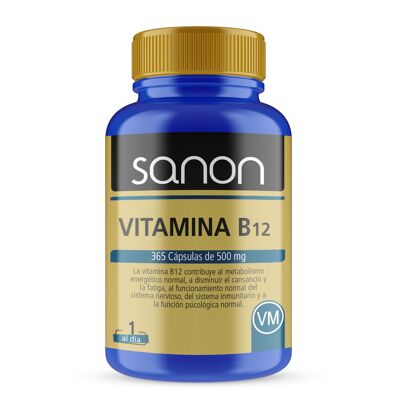 SANON Vitamin B12 365 capsules of 210 mg