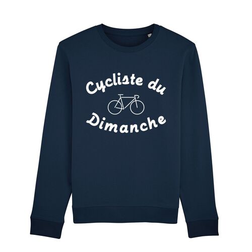 SWEAT NAVY HOMME CYCLISTE DU DIMANCHE