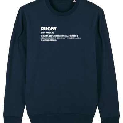 SWEAT NAVY HOMME RUGBY DÉFINITION