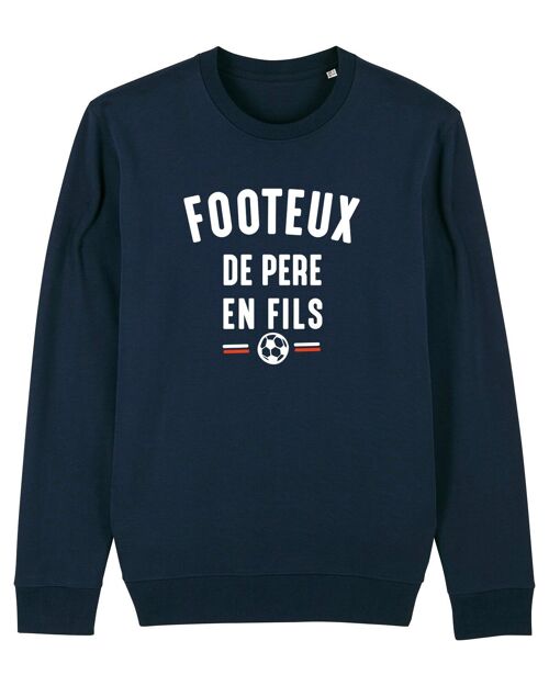 SWEAT NAVY HOMME FOOTEUX DE PÈRE EN FILS