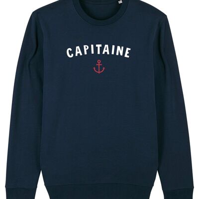 CAPTAIN ENKR HERREN-SWEATSHIRT IN NAVY