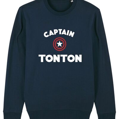 CAPTAIN TONTON MEN’S NAVY SWEATSHIRT