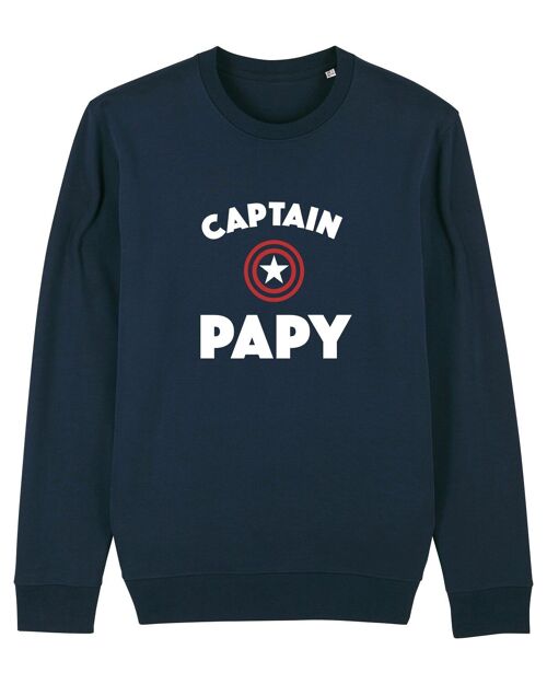 SWEAT NAVY HOMME CAPTAIN PAPY