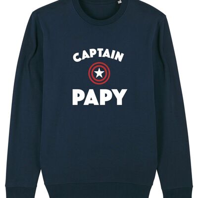 SWEAT NAVY HOMME CAPTAIN PAPY