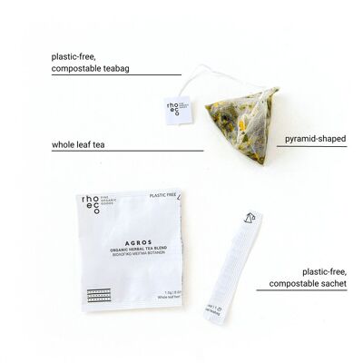 Sencha green tea - Big Bag - 100 Enveloped Organic Teabags