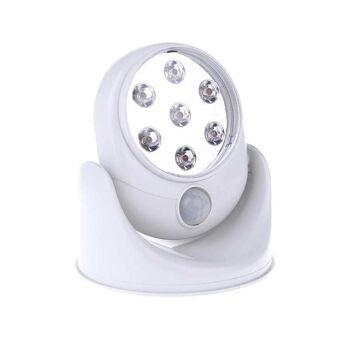 LED LAMP 360° : Lampe LED Sans Fil Avec Détecteur De Mouvement Pivotante à  360° 7