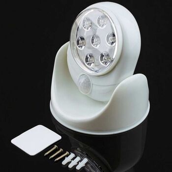 LED LAMP 360° : Lampe LED Sans Fil Avec Détecteur De Mouvement Pivotante à  360° 12