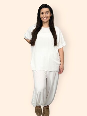 Ensemble pantalon sarouel en coton 14