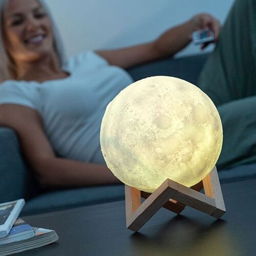 Lampe lune LED à  contrôle tactile