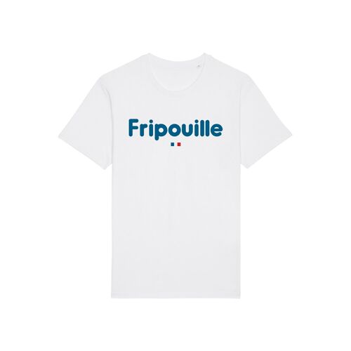 TSHIRT BLANC FILLE FRIPOULLE