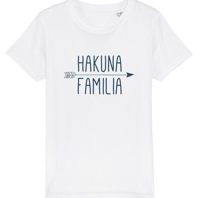 HAKUNA FAMILIA BOY’S WHITE TSHIRT