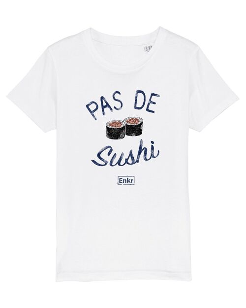 TSHIRT BLANC GARÇON PAS DE SUSHIS
