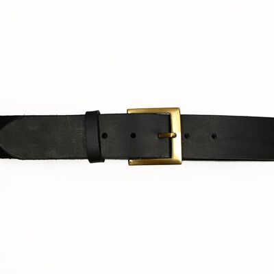 Cinturón de cuero francés - "Léman"